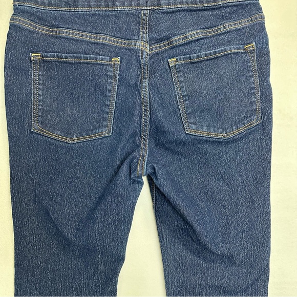 Old Navy Skinny Pull-On Jeans Dark Wash Girls Size 16 XXL - Picture 4 of 9